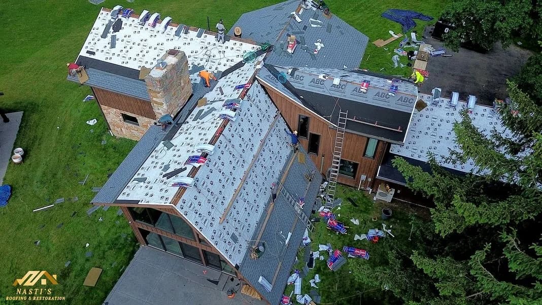 Roofing project in Lawrence, IN