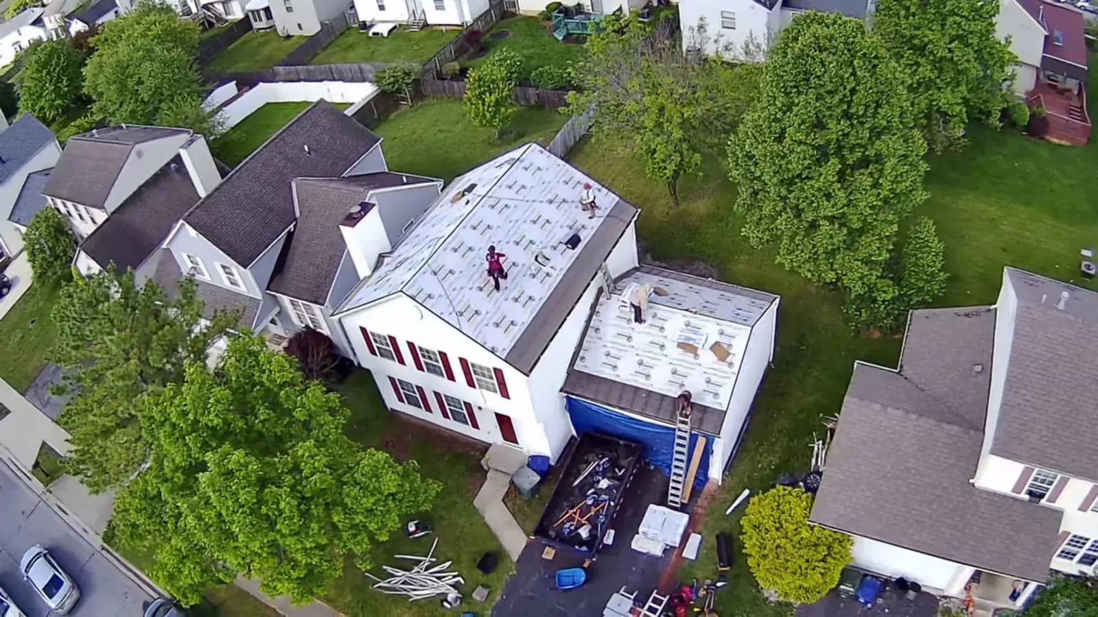 Roofing project in Greenfield, IN